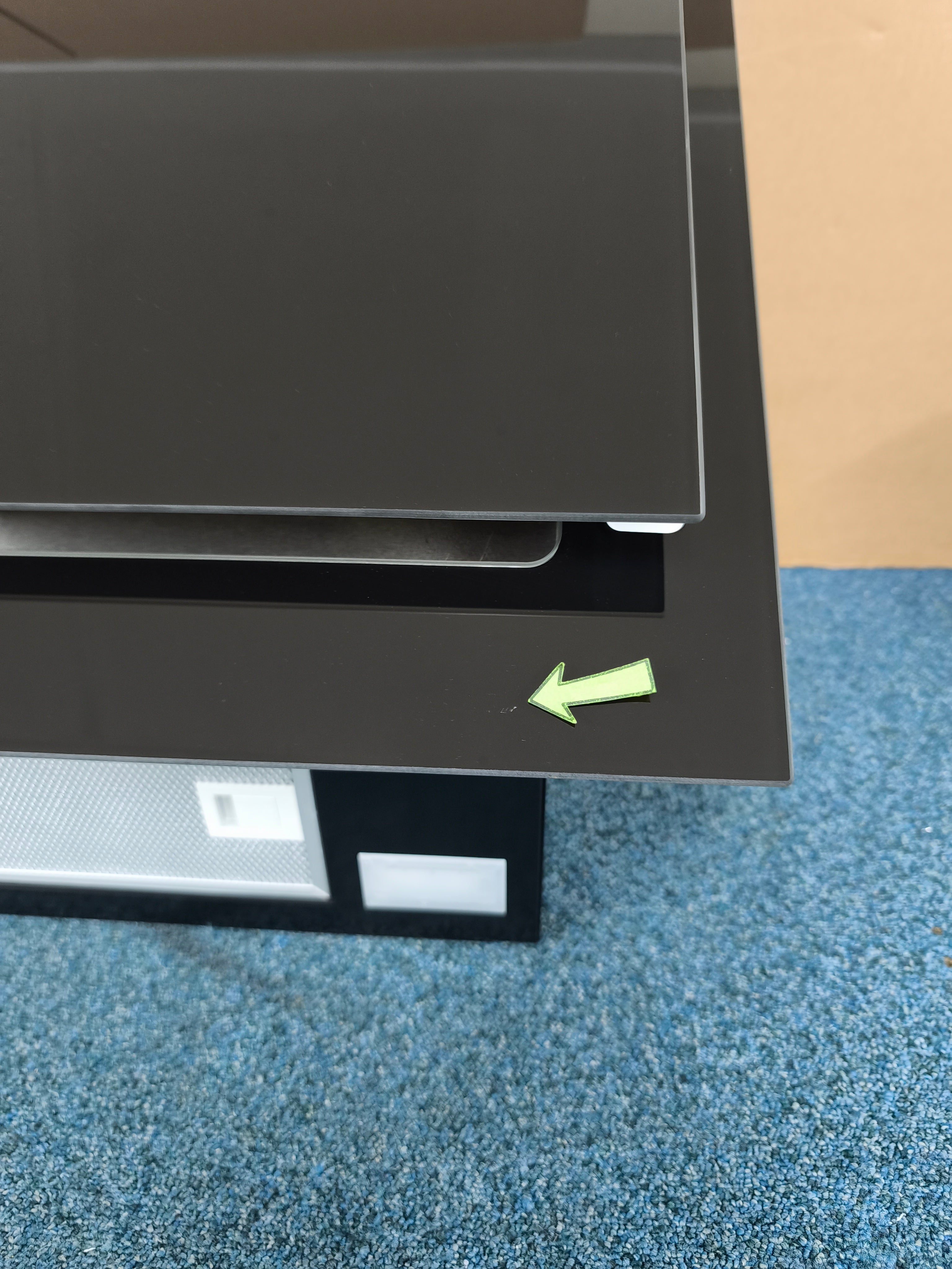 Bosch DWK67CM60B 60cm Angled Cooker Hood Black GRADE B