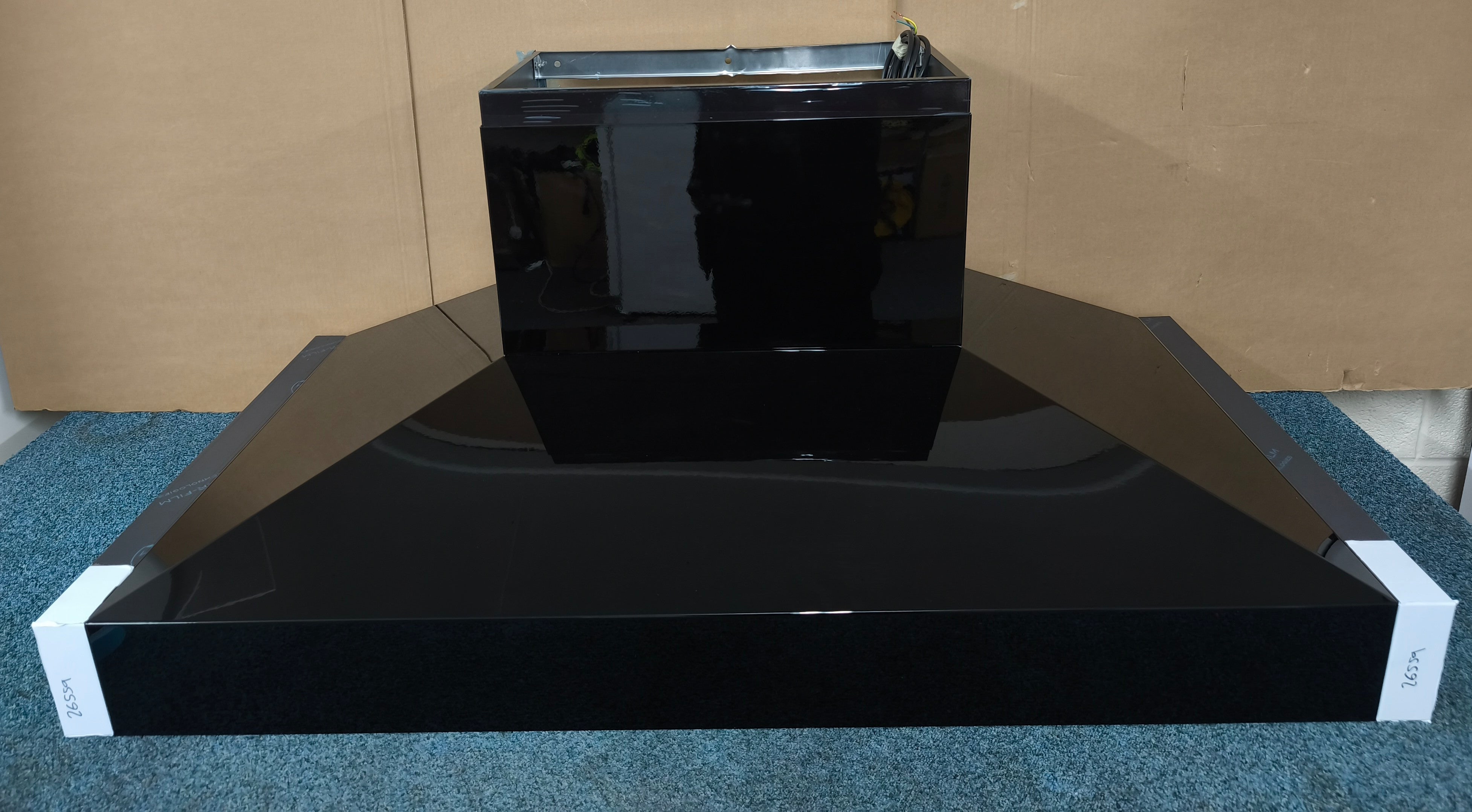 Mercury MHDPC1200GB  Canopy Hood 120cm Pitch in Gloss Black GRADE B