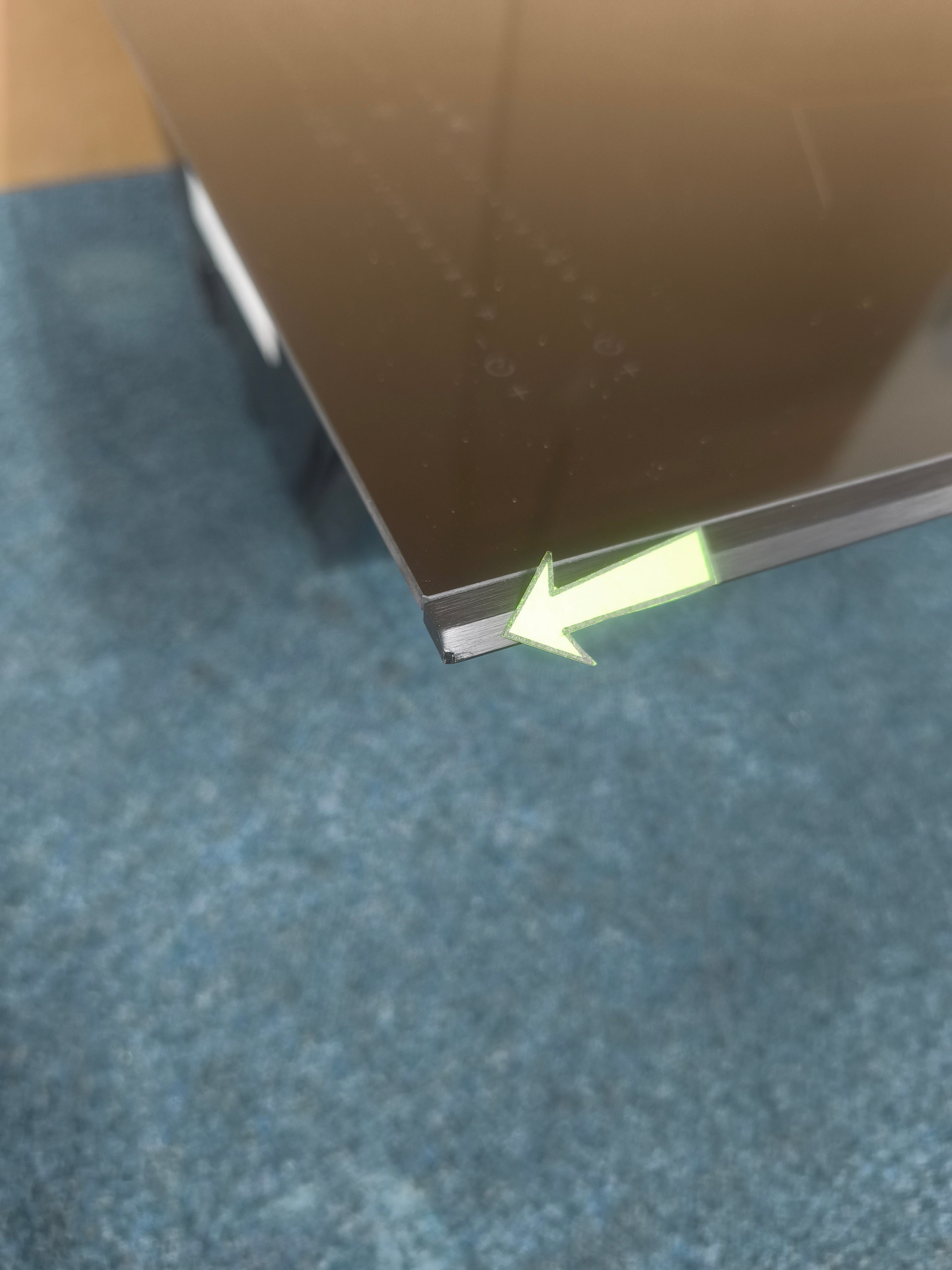 AEG NCH74B01AB 73cm 4 Zone Induction Hob & Recirculating Hood Black GRADE B