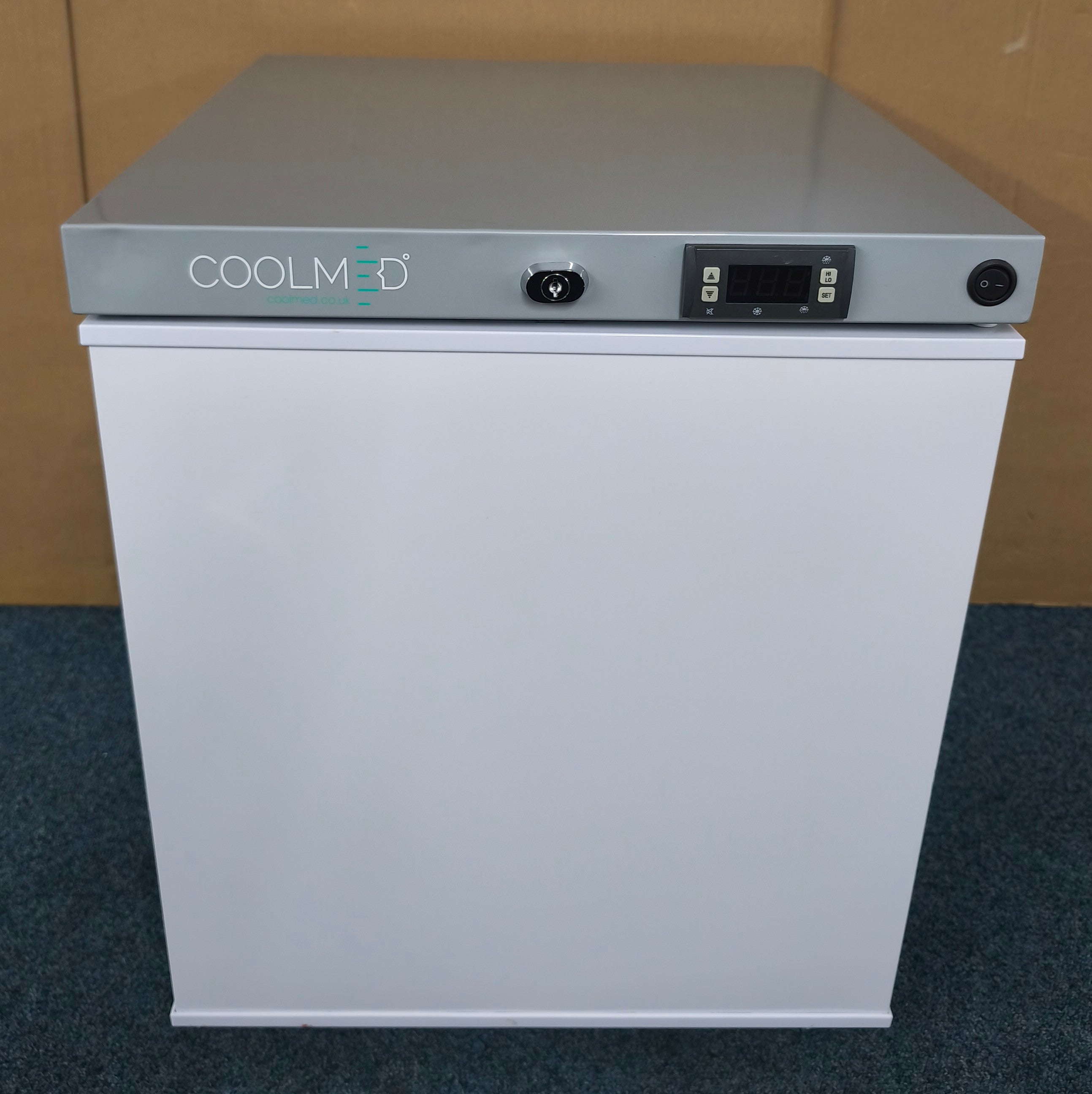 CoolMed CMS29 Pharmacy Fridge 29L Solid Door in White GRADE B