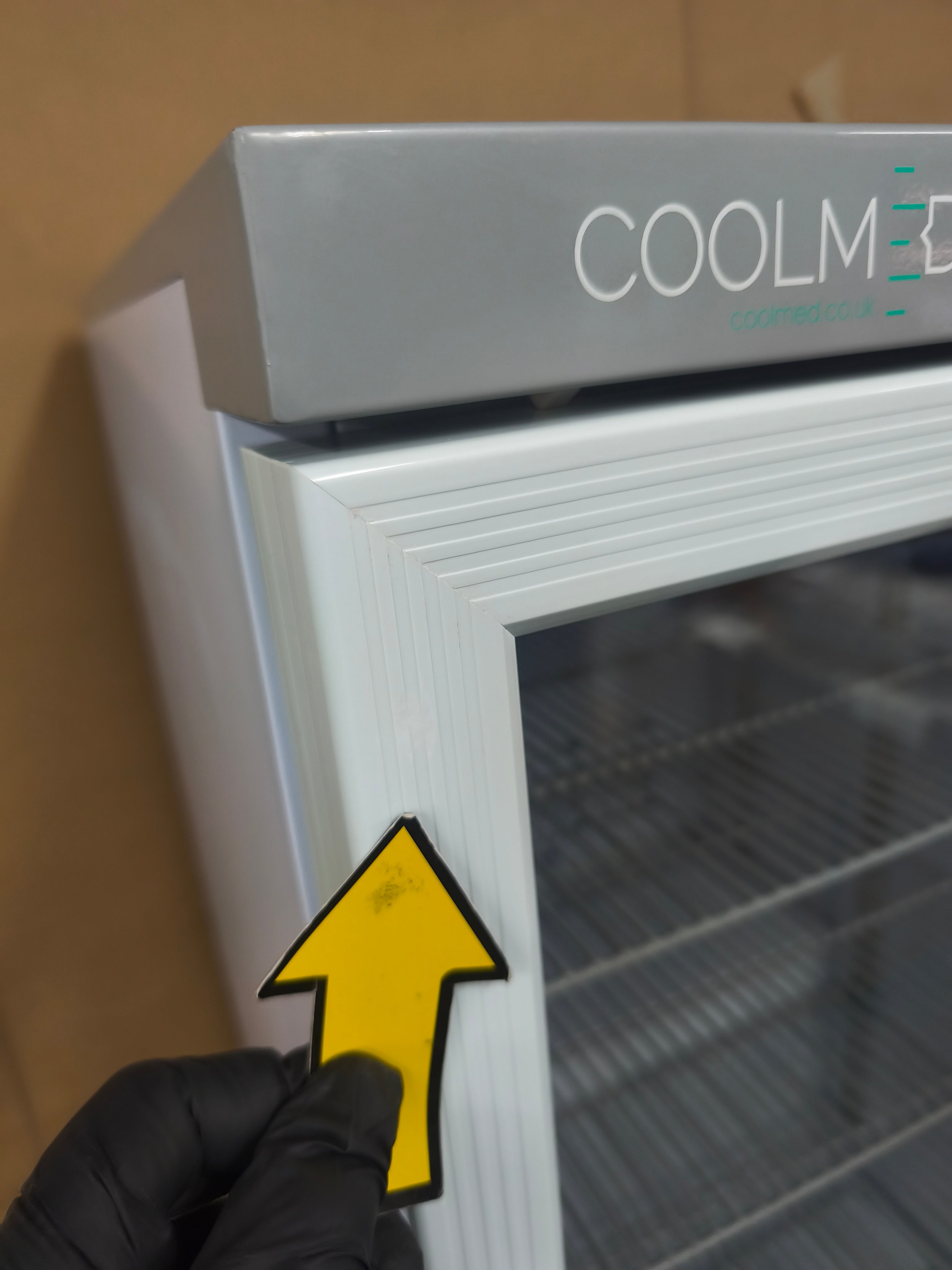 CoolMed CMG59 Pharmacy Refrigerator Glass Door 59L in White GRADE B