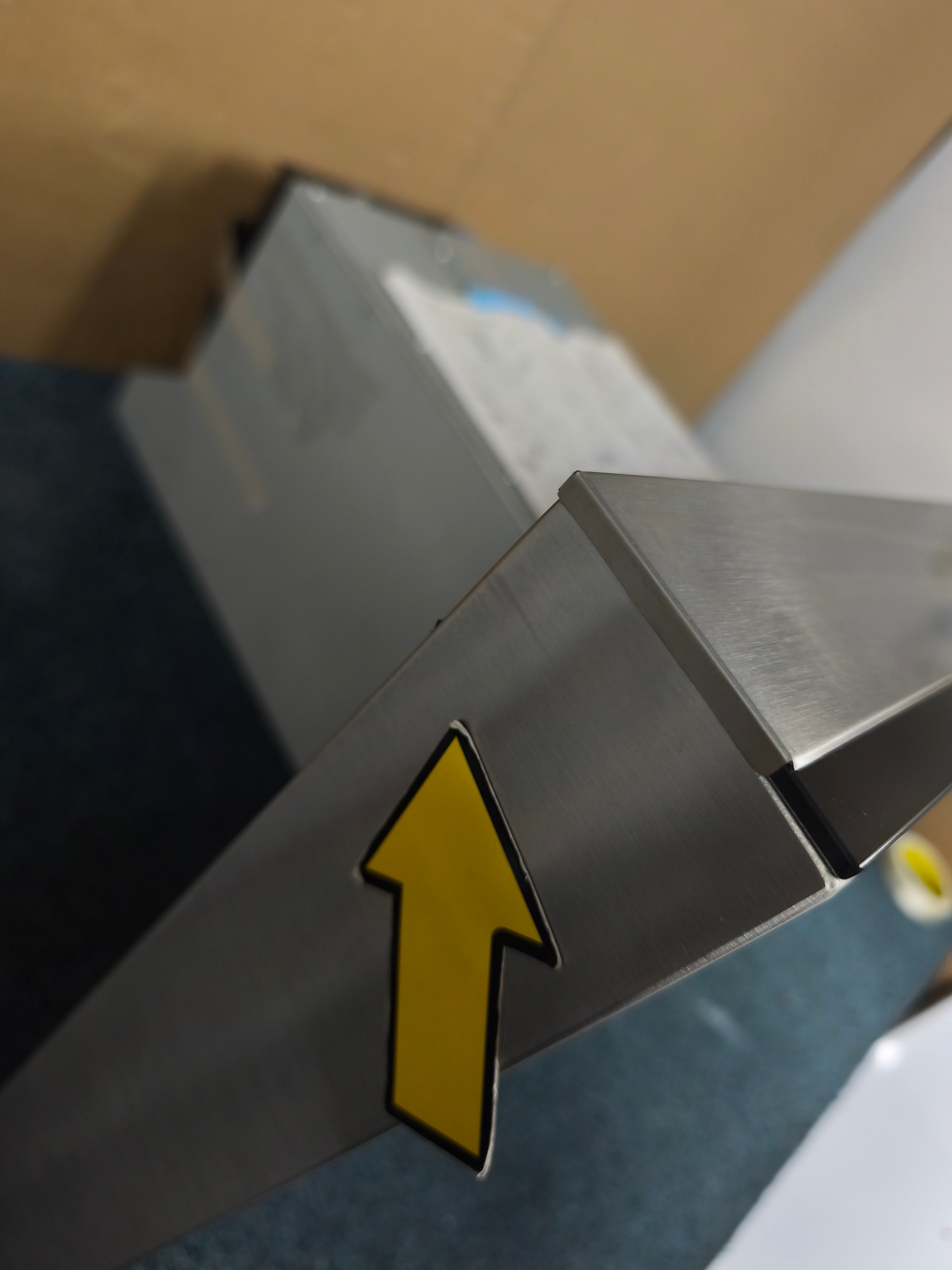 AEG DBK6980HG Cooker Hood 90cm Flat Hob2Hood in Stainless Steel GRADE B