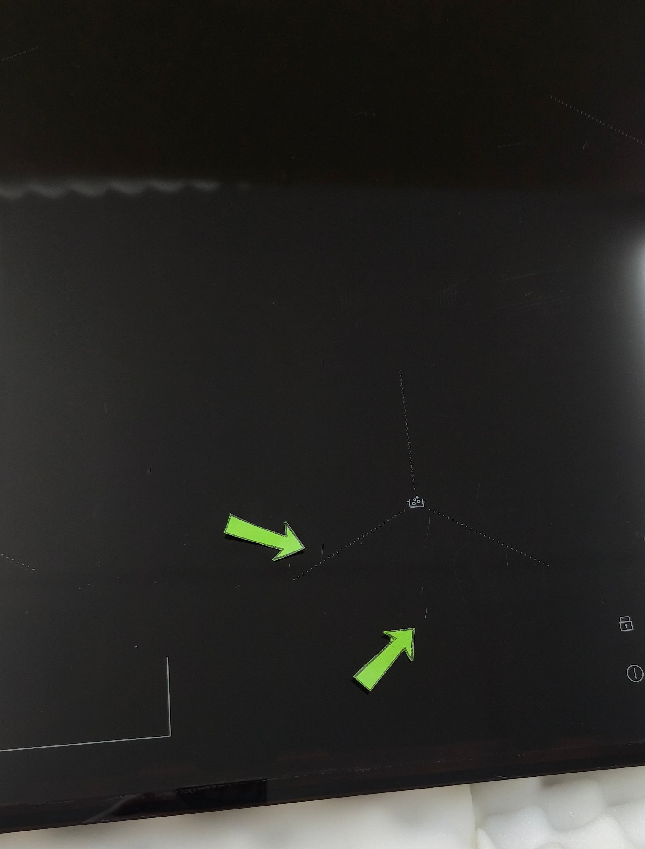 AEG IAE84421FB Induction Hob 80cm SenseBoil 4 Zone in Black GRADE B