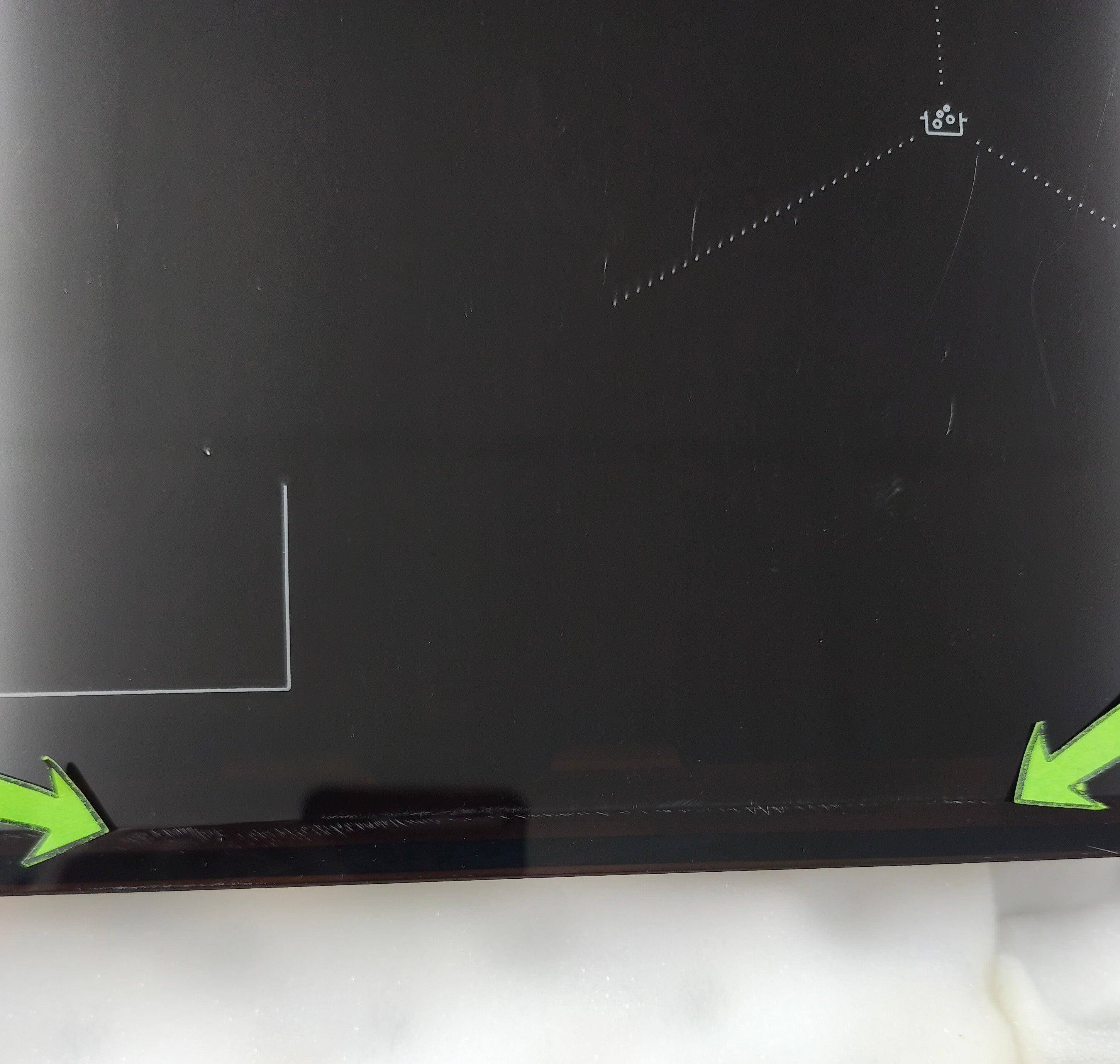 AEG IAE84421FB Induction Hob 80cm SenseBoil 4 Zone in Black GRADE B