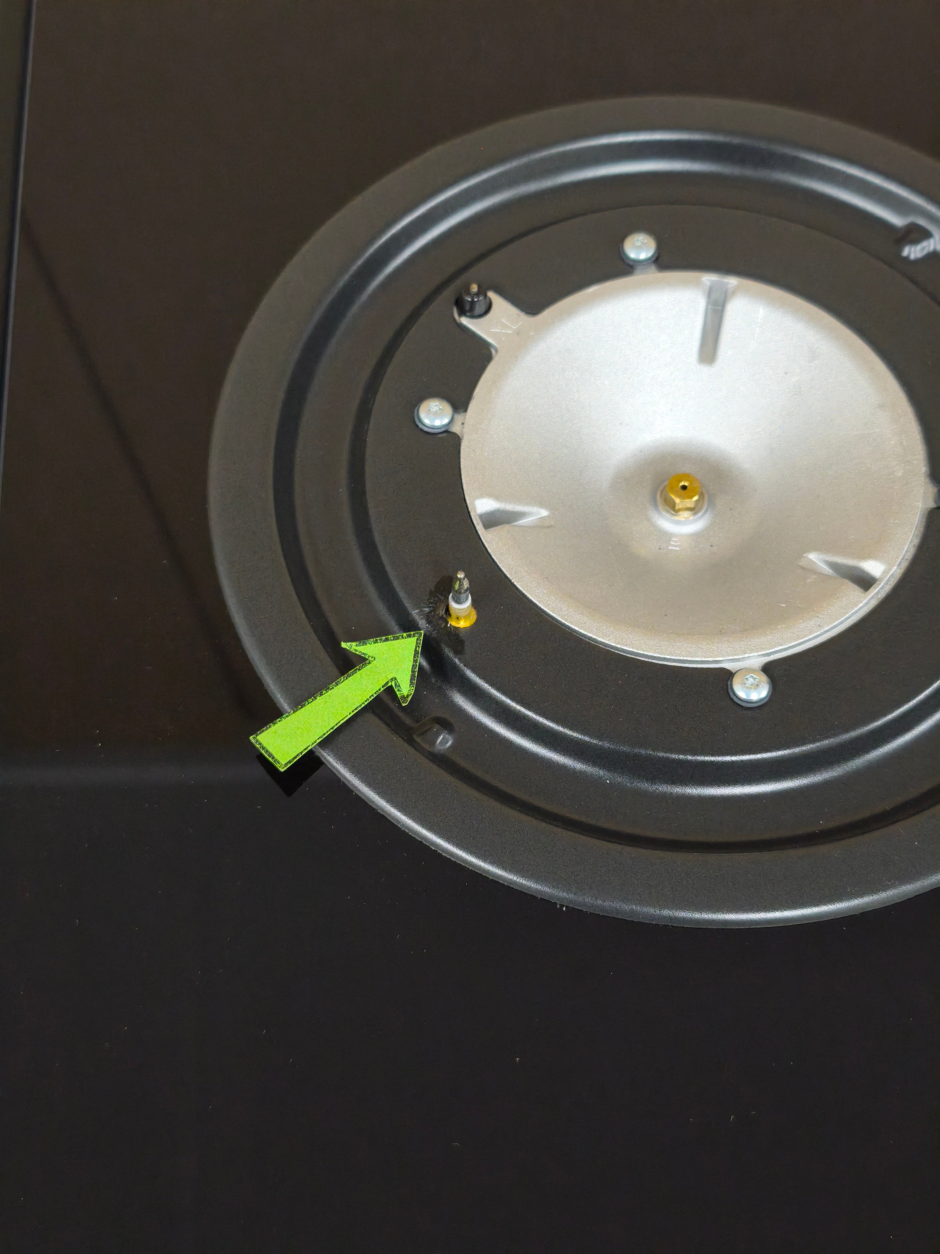 AEG HVB8453IB Gas Hob on Glass 80cm 4 Burner in Black GRADE B