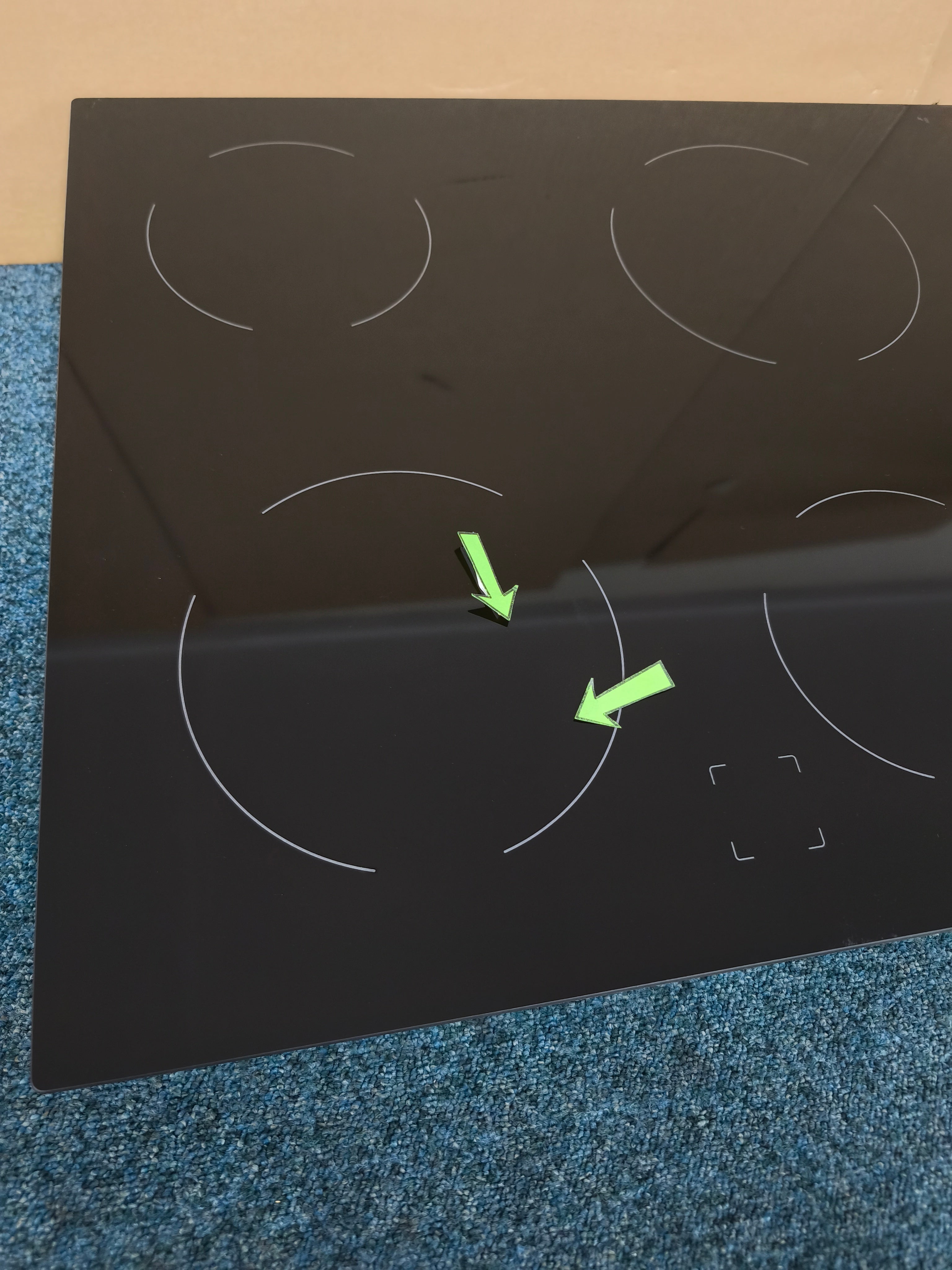 Electrolux EHF6140ISK Ceramic Hob 60cm 4 Zone Black GRADE B