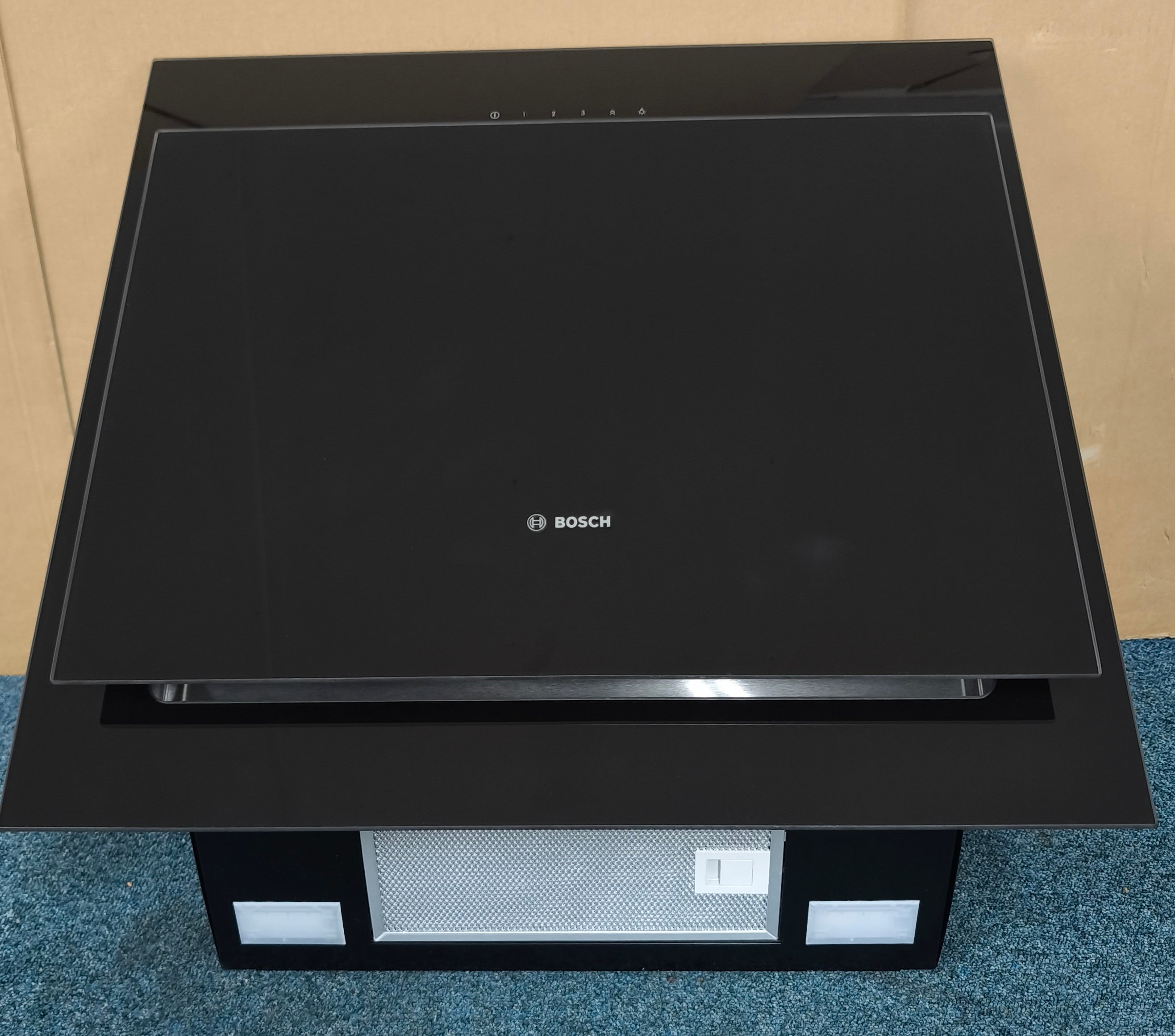 Bosch DWK67CM60B 60cm Angled Cooker Hood Black GRADE B