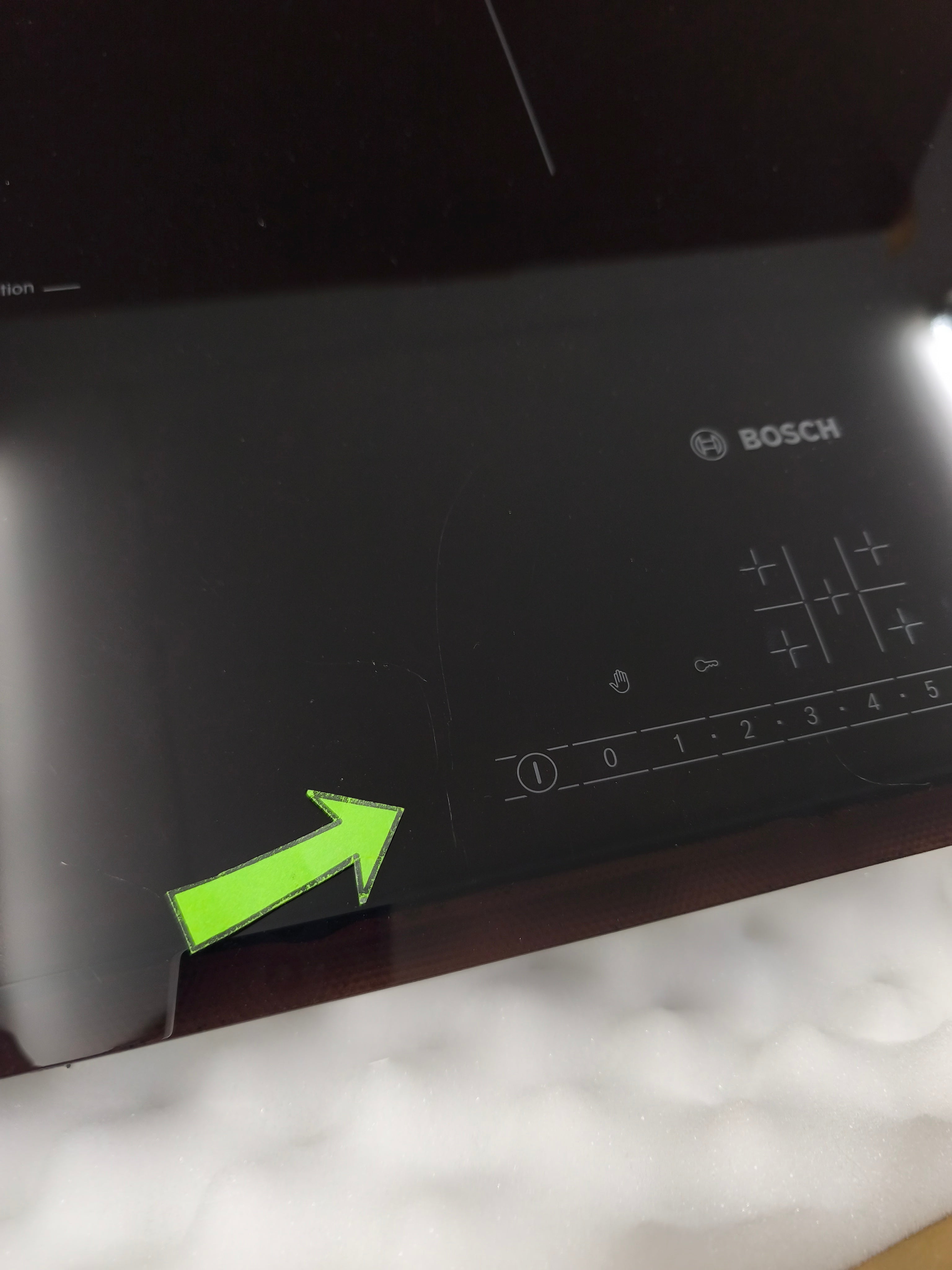 Bosch PIV851FB1E Induction Hob 80cm 5 Zone in Black GRADE B