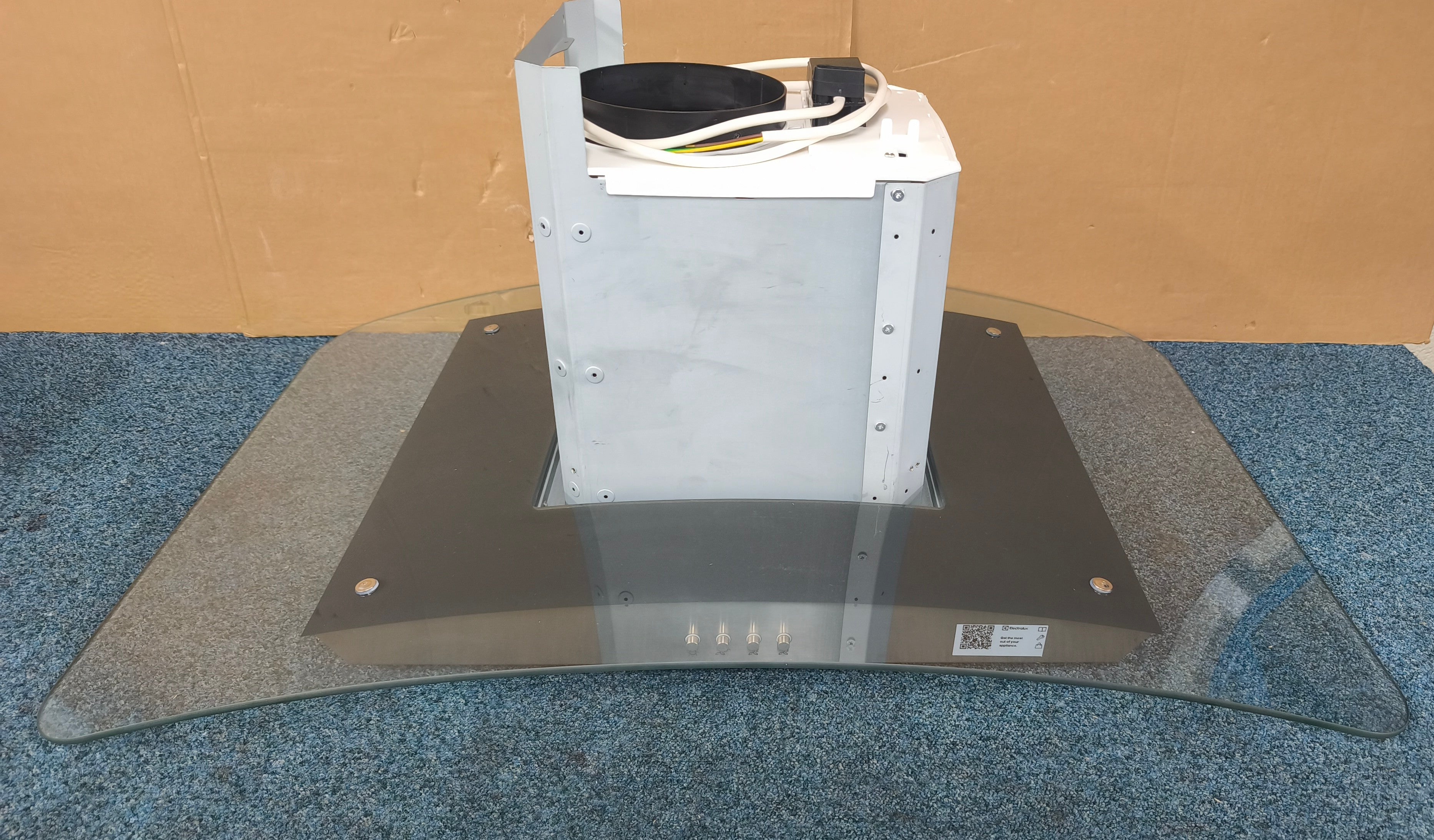Electrolux LFI519X 90cm Curved Glass Island Cooker Hood Stainless Steel GRADE A