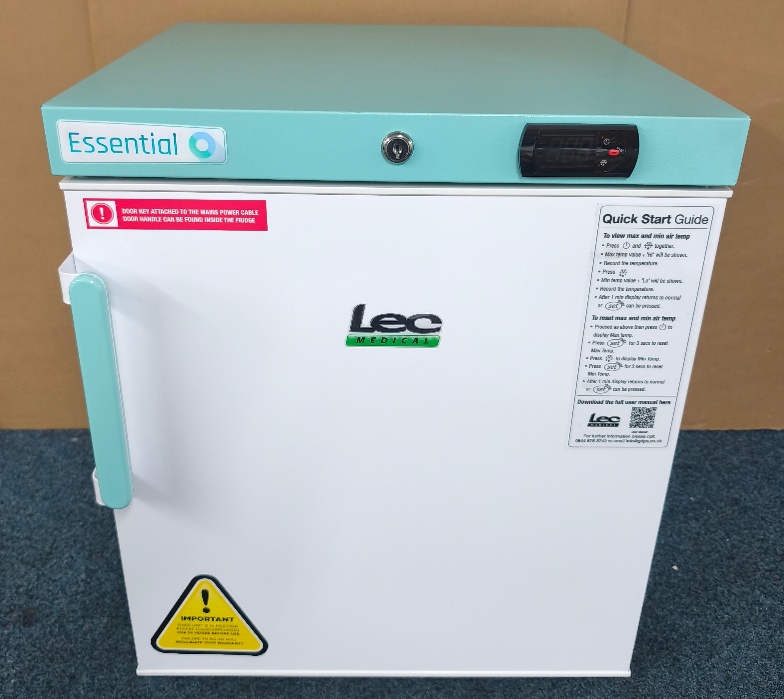 Lec LSFSR47DC Laboratory Refrigerator 47L Countertop White GRADE A