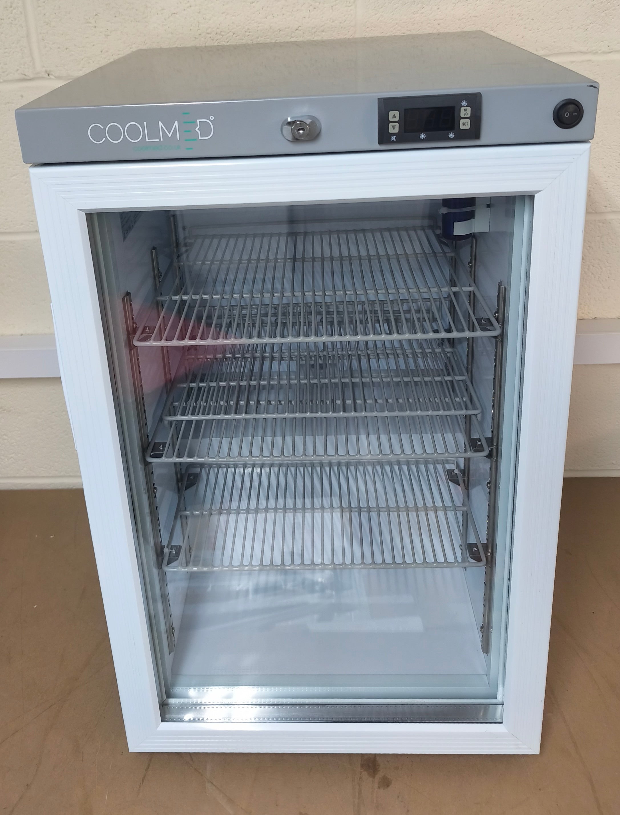 CoolMed CMG59 Pharmacy Refrigerator Glass Door 59L in White GRADE  A