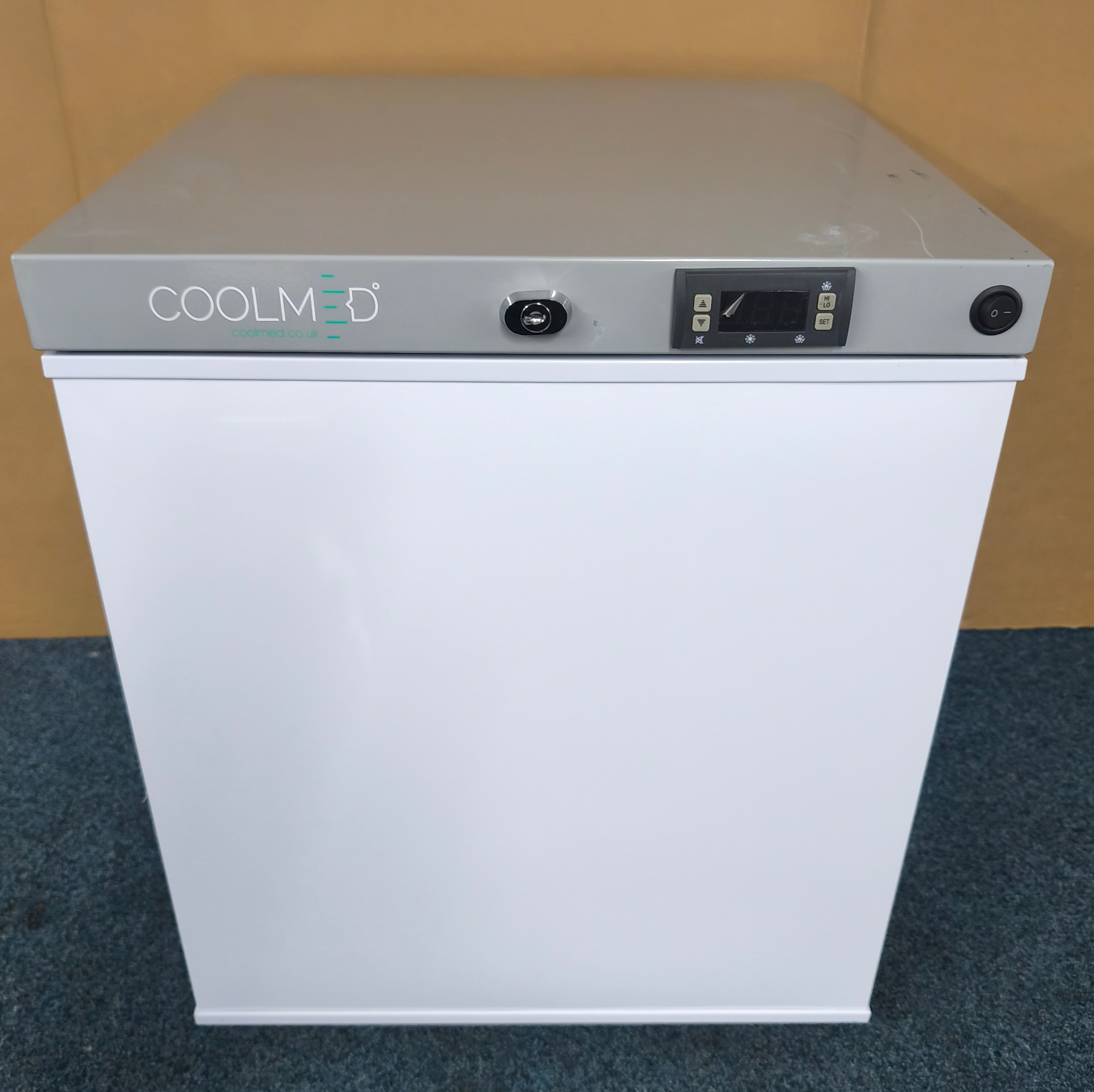 CoolMed CMS29 Pharmacy Fridge 29L Solid Door in White REFURBISHED