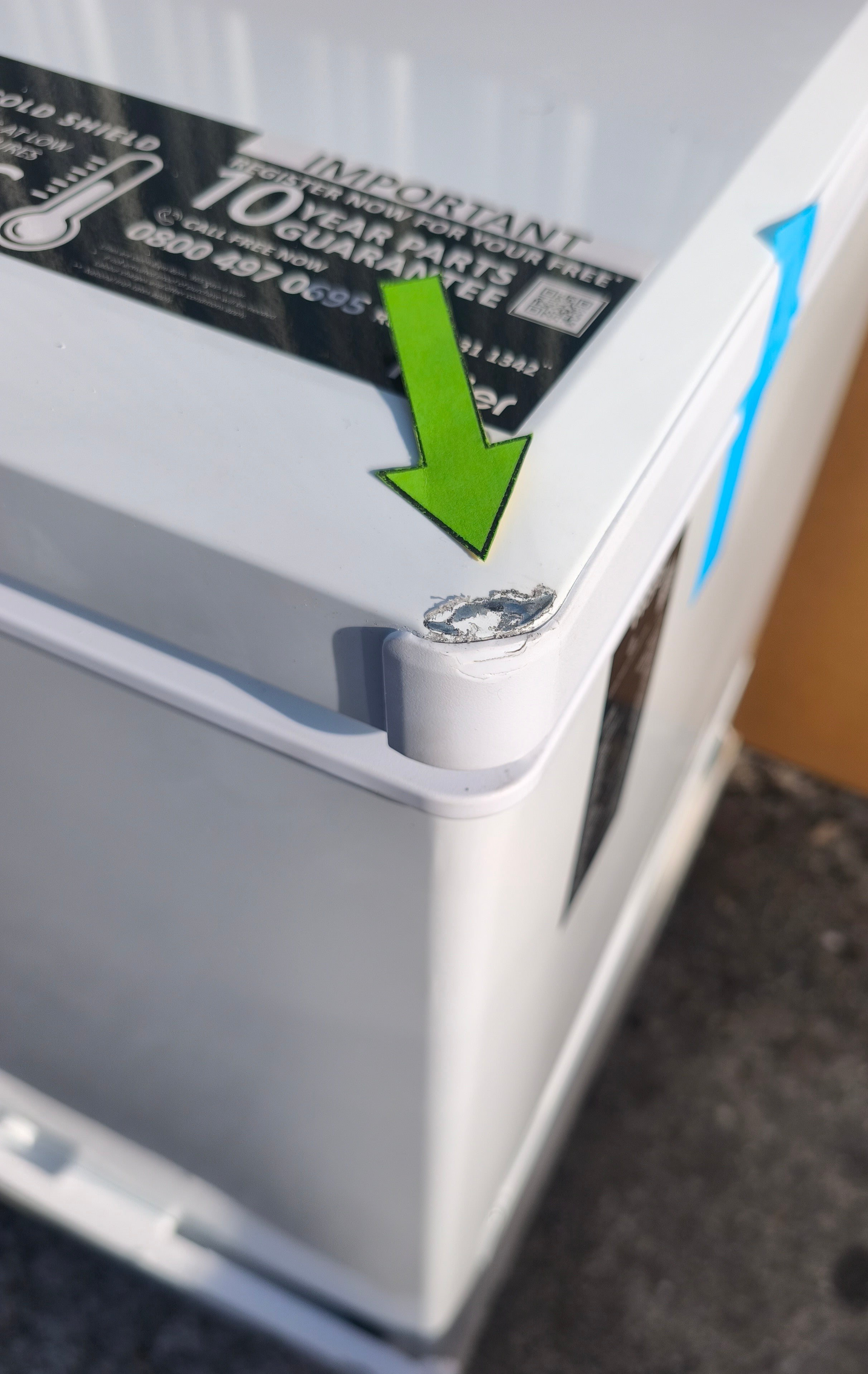 Haier HCE519EK 504 Litres Chest Freezer in White GRADE A