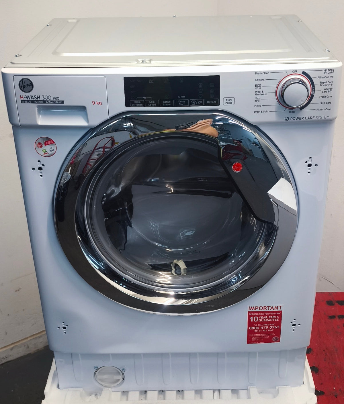 Hoover HBWOS69TAMCET-80 Washing Machine Integrated 9kg 1600rpm GRADE B