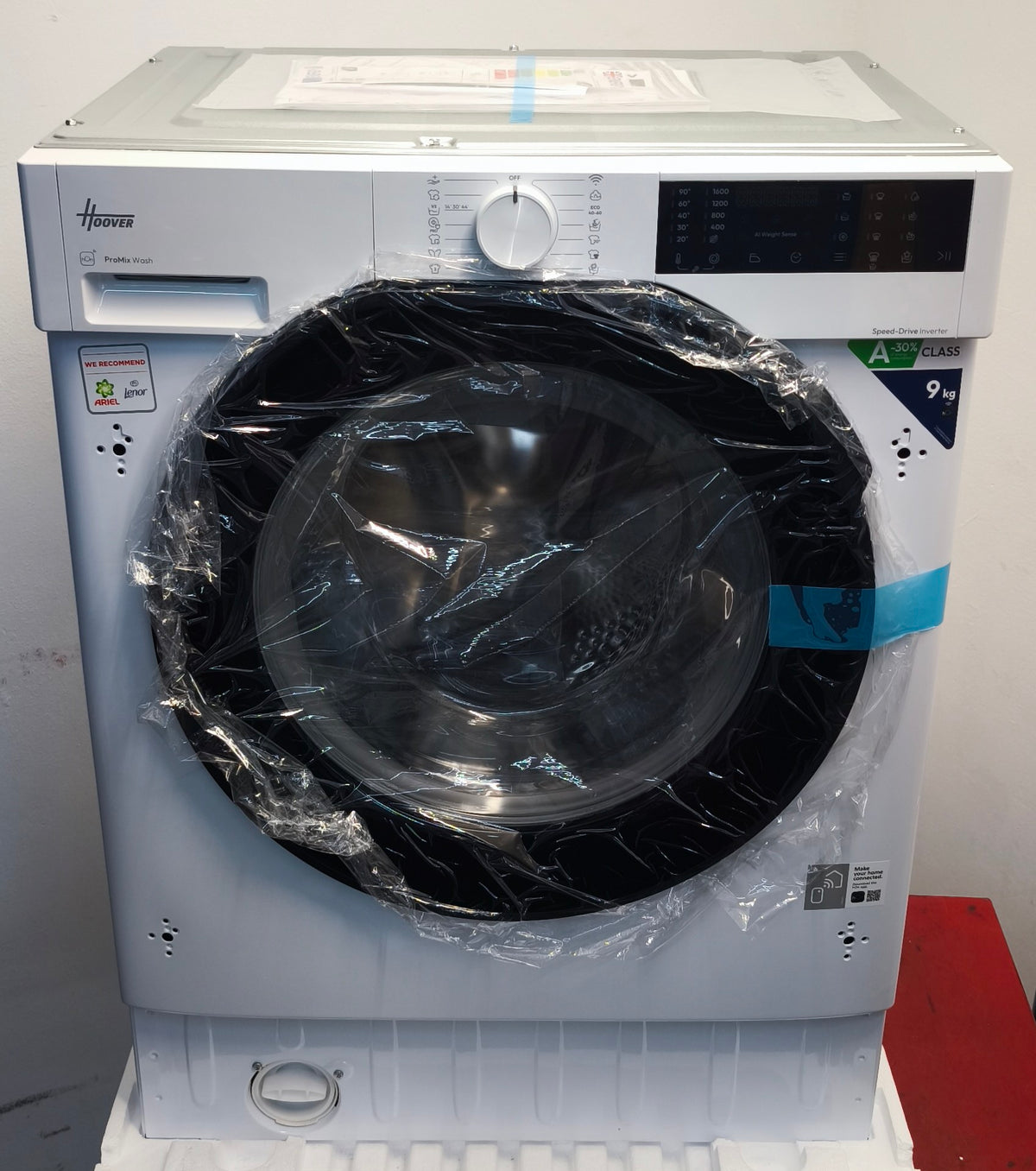 Hoover BH4S69M6DB9J-80 Washing Machine Integrated Wi-Fi 9kg 1400rpm GRADE A