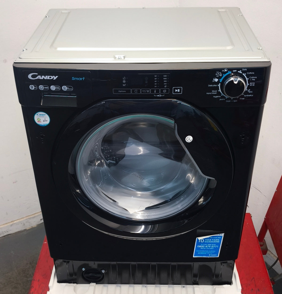 Candy CBW49D1BBE-80 Washing Machine 9kg 1400rpm Integrated Black GRADE A