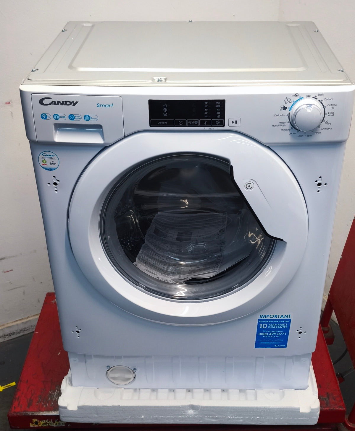 Candy CBW49D1W4-80 Washing Machine 9kg 1400rpm Integrated GRADE A
