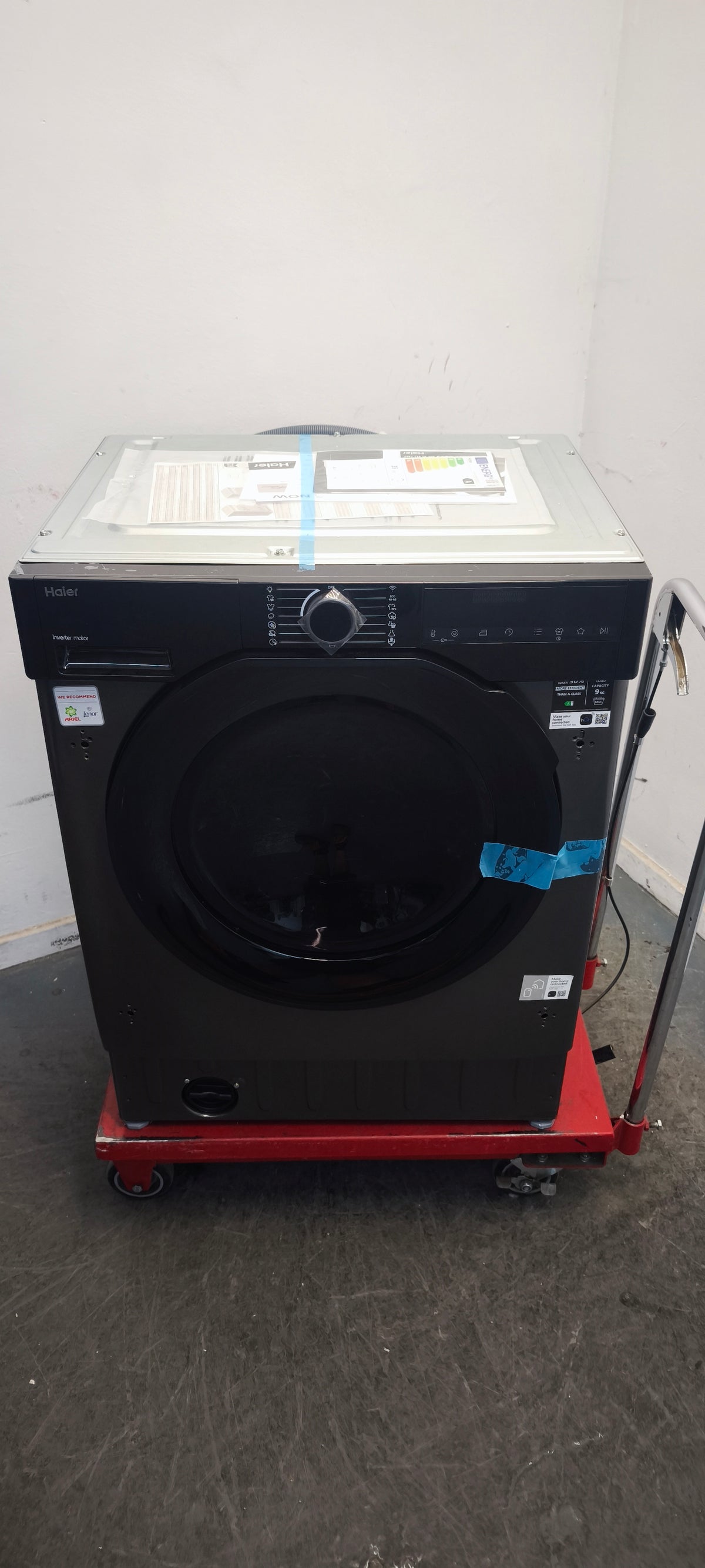 Haier BHA6S69M6DB9RJ80 Integrated Washing Machine 9kg 1600rpm Graphite GRADE B