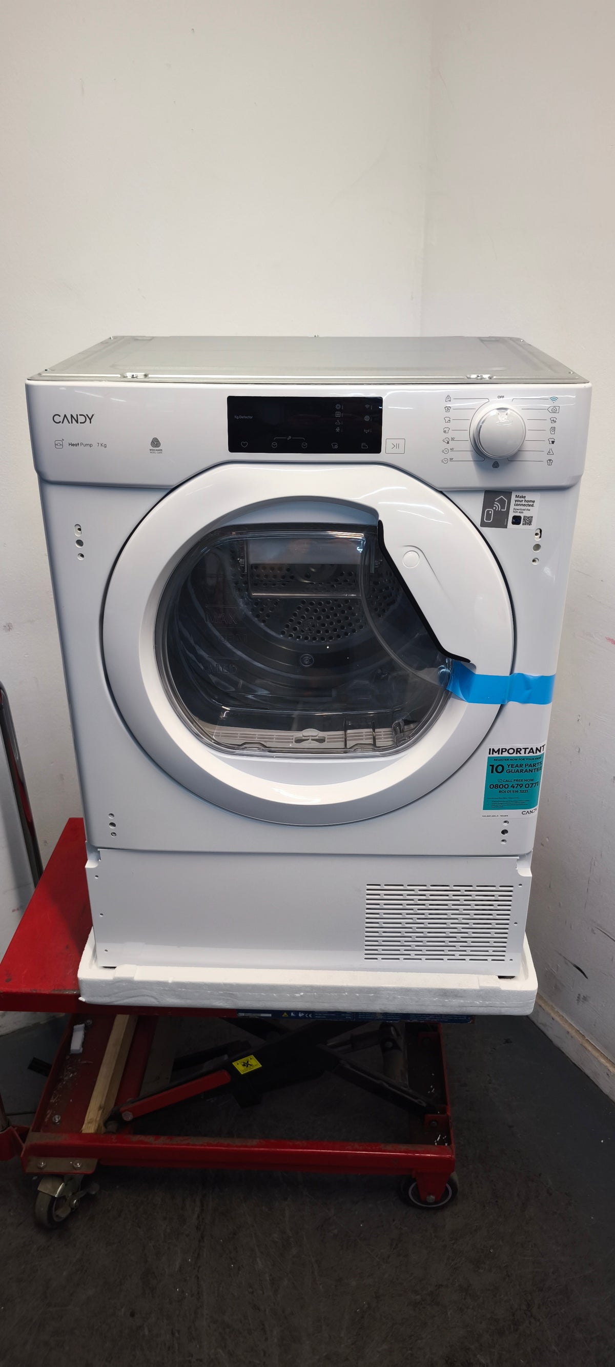 Candy Smart Pro BCTD1 H7A1TE-80 Integrated Wi-Fi Enabled Heat Pump Tumble Dryer GRADE A