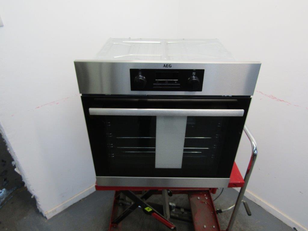 AEG BEB231011M Single Oven Electric Built In in Stainless Steel GRADE B