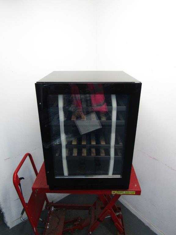Haier HAKWBD60UK Dual Zone Wine Cooler 44 Bottle in Black GRADE A