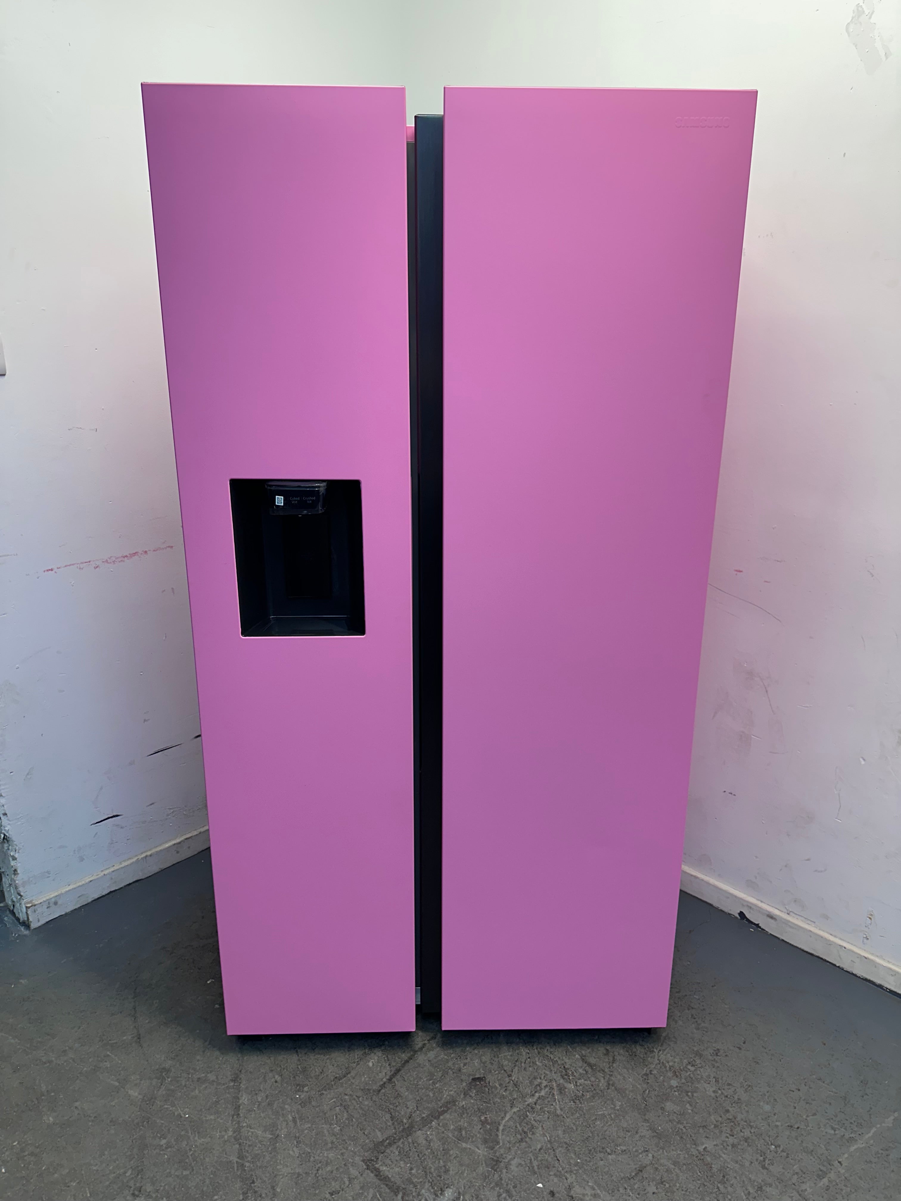 Samsung RS68A884C Fridge Freezer American Bespoke Pink GRADE B