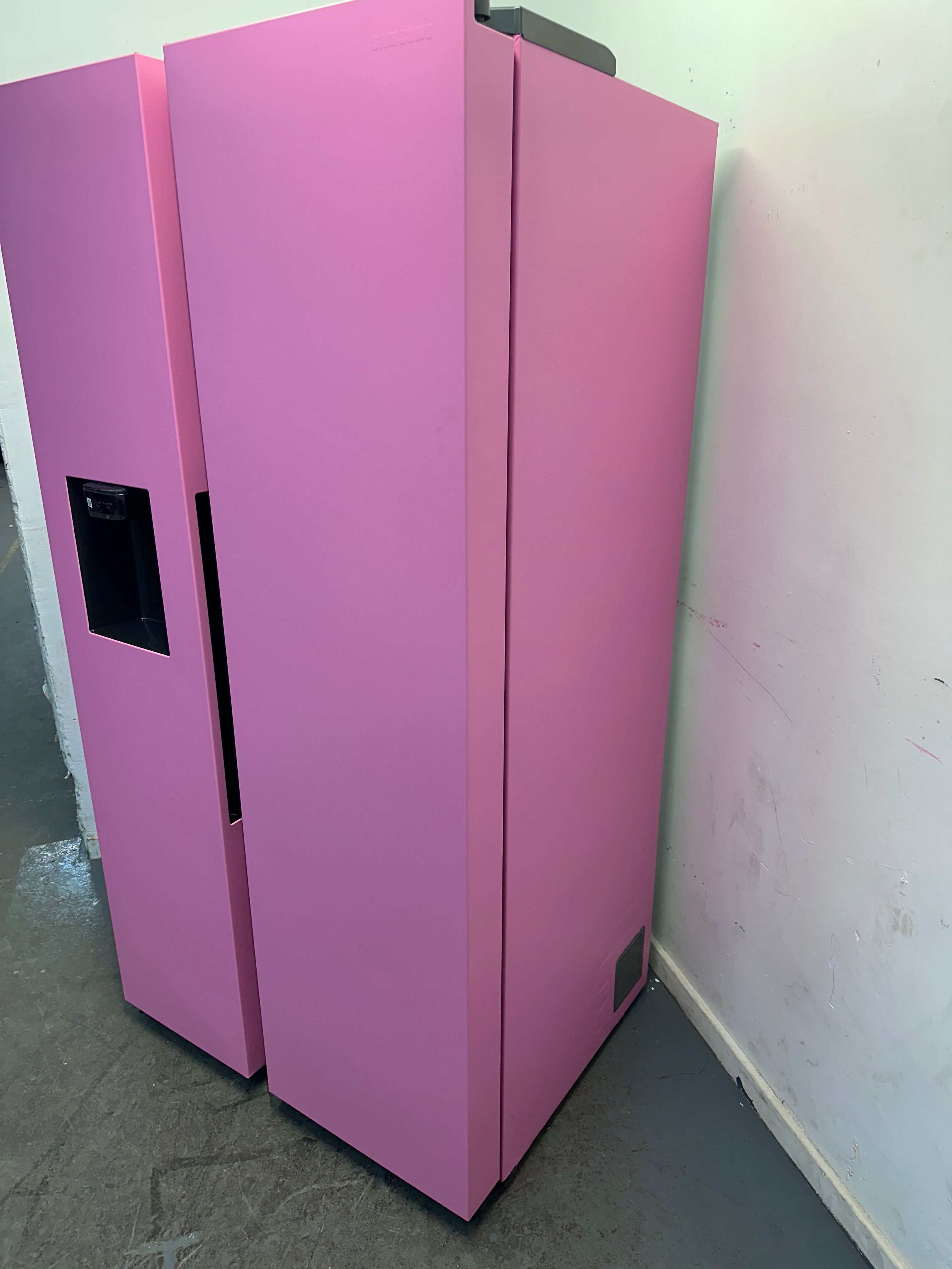 Samsung RS68A884C Fridge Freezer American Bespoke Pink GRADE B