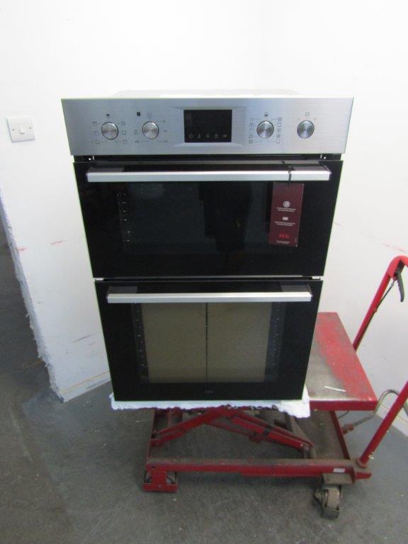 AEG OU5CP40A Double Oven Built Under in Stainless Steel GRADE A