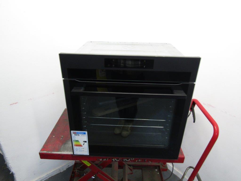 AEG BPE748380T Single Oven Electric Built in Pyrolytic in Black Ex Display