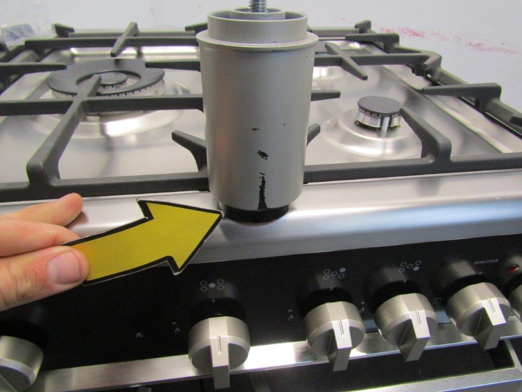 Kenwood CK406 Range Cooker 90cm Dual Fuel Black GRADE B