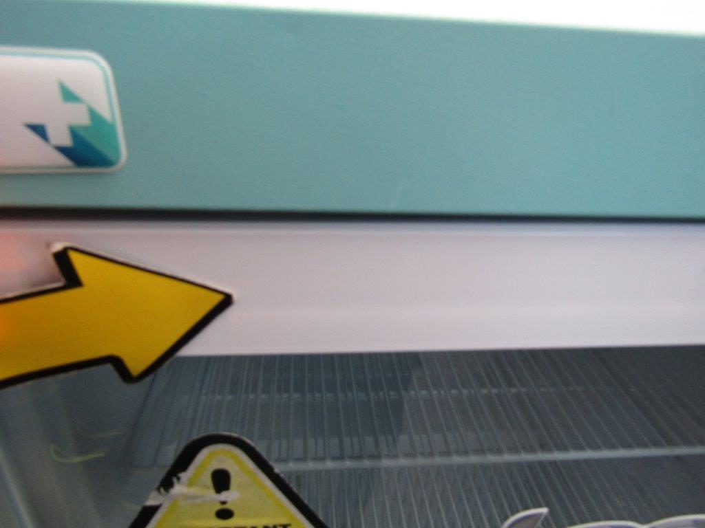 Lec PPGR158UK Under counter Control Plus Glass Door Refrigerator 158L GRADE B