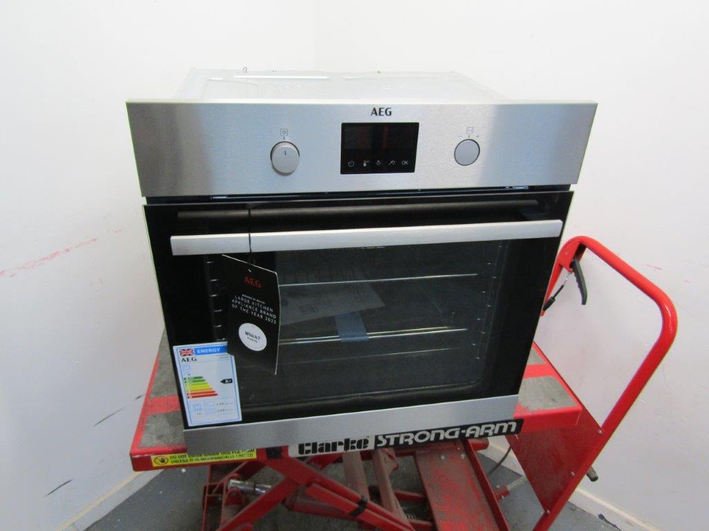 AEG BPS356061M Single Oven Built in Electric  in Stainless Steel GRADE A