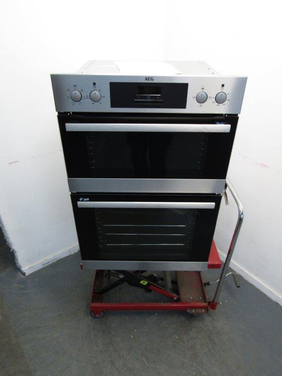 AEG DEX33111EM Double Oven Built in Electric Stainless Steel REFURBISHED