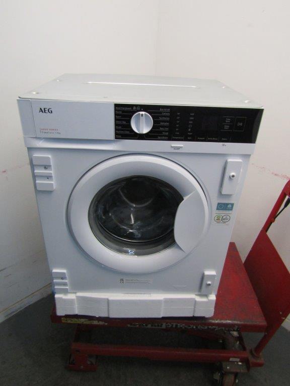 AEG LFX6G7434BI Washing Machine Integrated 7kg 1400rpm in White GRADE B