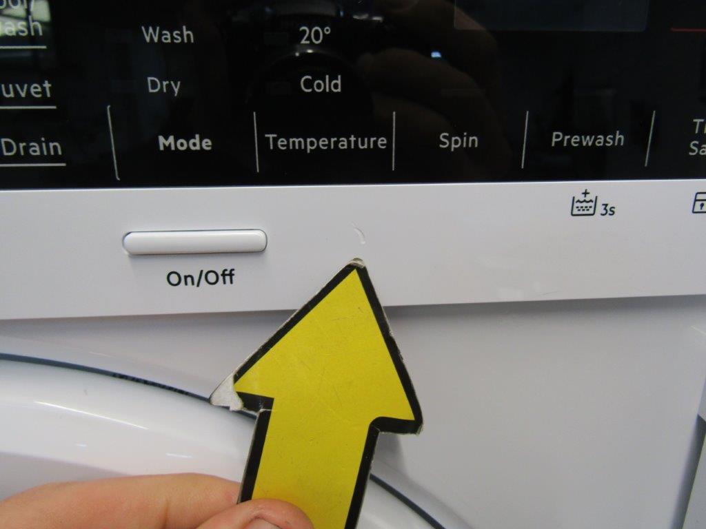 AEG LX6WG84634BI Washer Dryer Fully Integrated 8kg + 4kg 1600rpm White GRADE B