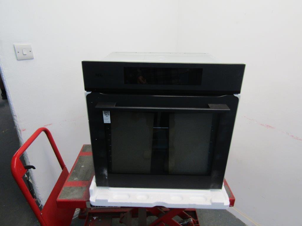 AEG PO9000PT Single Electric Oven Built-In Pyrolytic in Black