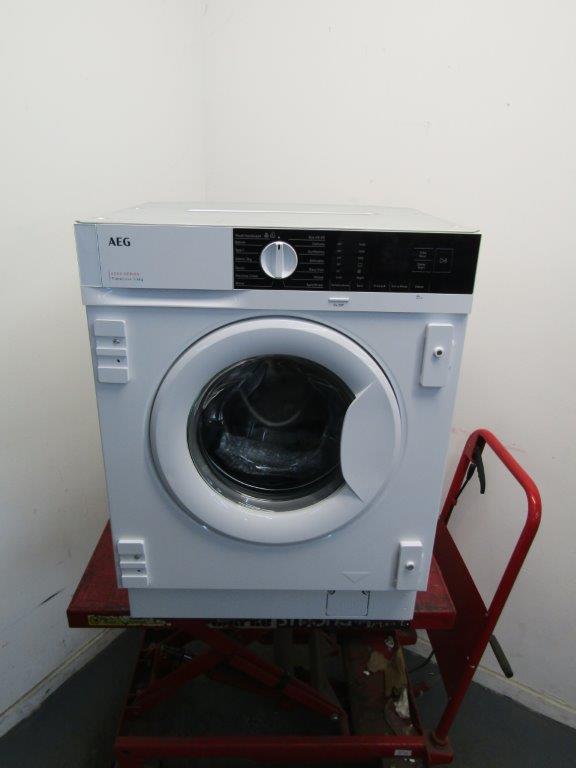 AEG LFX6G8434BI Washing Machine Integrated 8kg 1400rpm White GRADE A