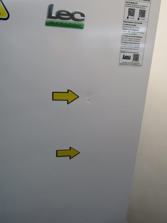 Lec PPSR400BT Pharmacy Fridge 400L Bluetooth Enabled Solid Door REFURBISHED