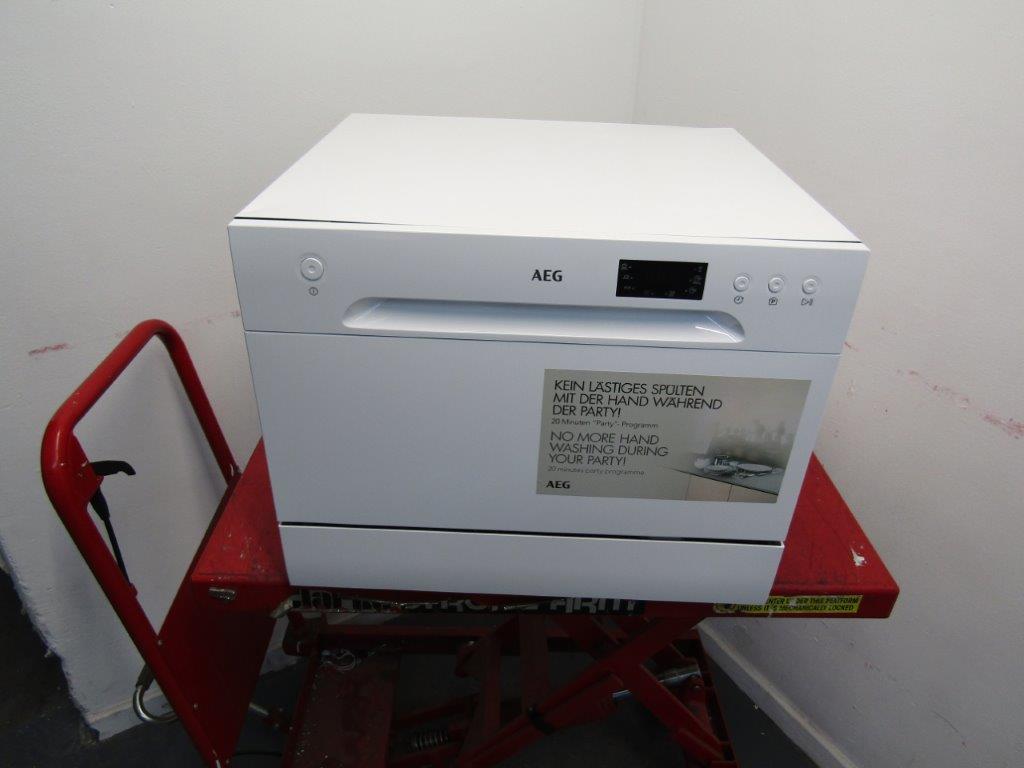 AEG FFB21200CW Tabletop Dishwasher 6 Place White GRADE B