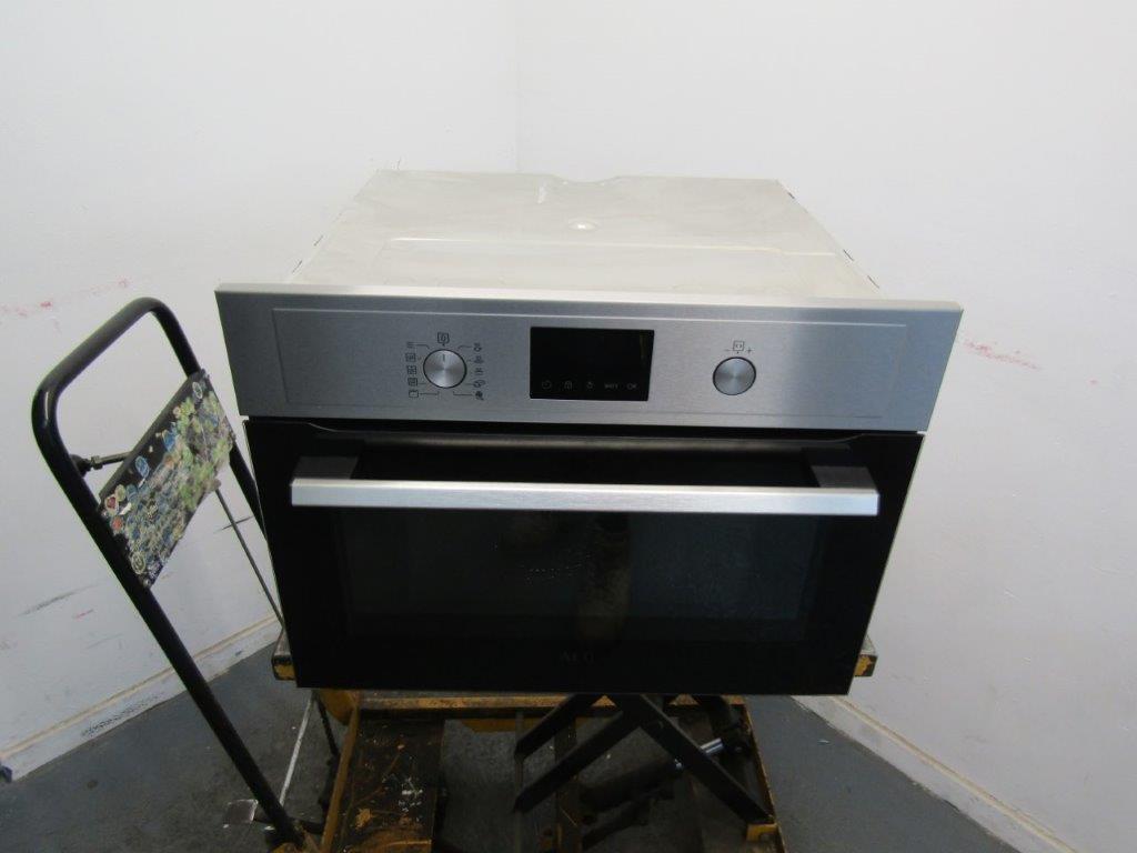 AEG KMX525060M Microwave Built In with Grill Stainless Steel GRADE B