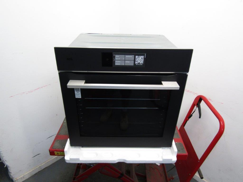 AEG TE7PB731AT Single Oven Electric Built in with Pyrolytic cleaning in Black GRADE B