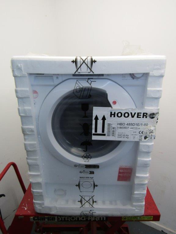 Hoover HBD485D1E/1-80 Washer Dryer Integrated 8kg + 5kg 1400rpm White GRADE A