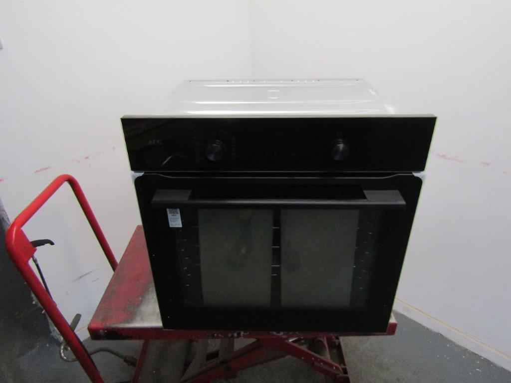 AEG NBS6P521AB 6000 Sense Cook Integrated Single Oven in Black GRADE A