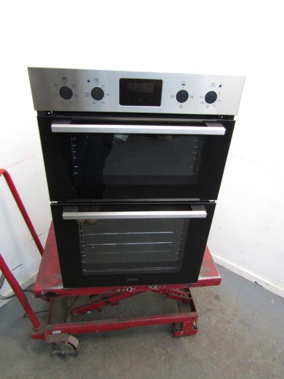 Zanussi ZKHNL3X1 Double Oven Built in Electric in Stainless Steel GRADE A