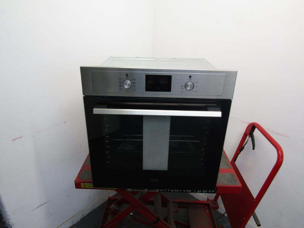 AEG BEX335011M Single Oven Electric Built in Stainless Steel GRADE A