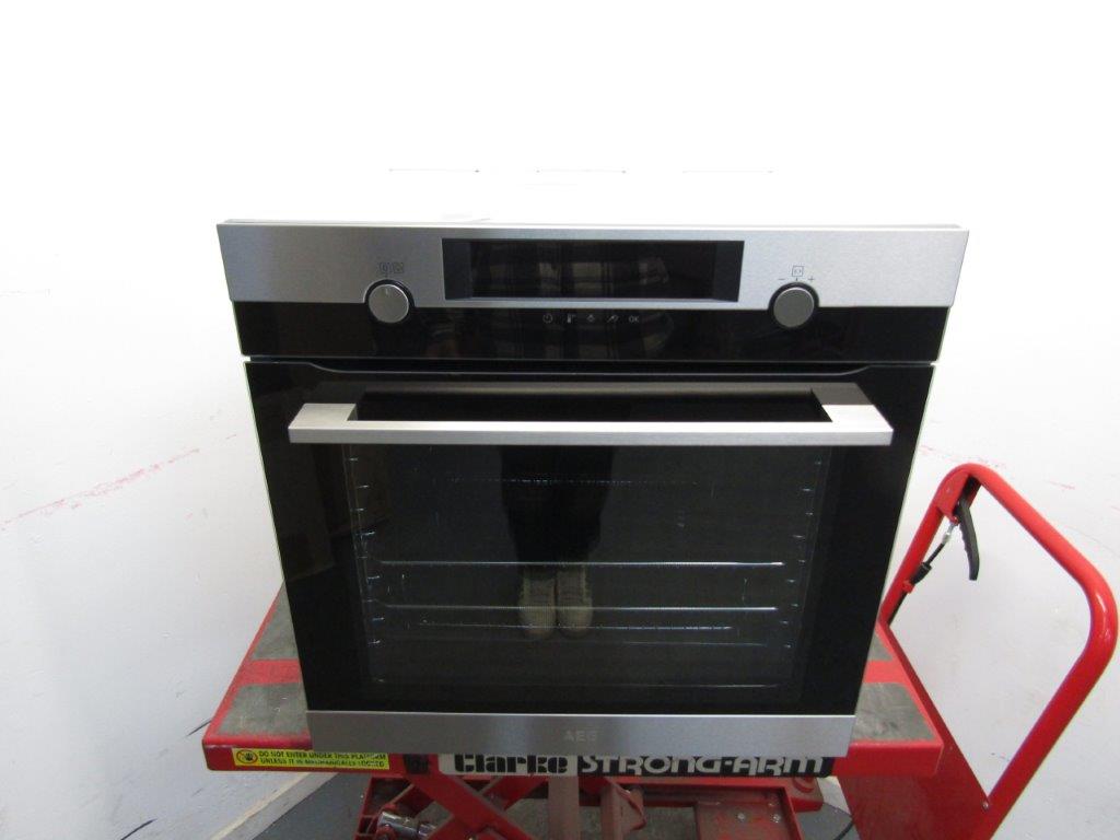 AEG BCK55636XM Single Oven Electric Steambake in Stainless Steel GRADE A