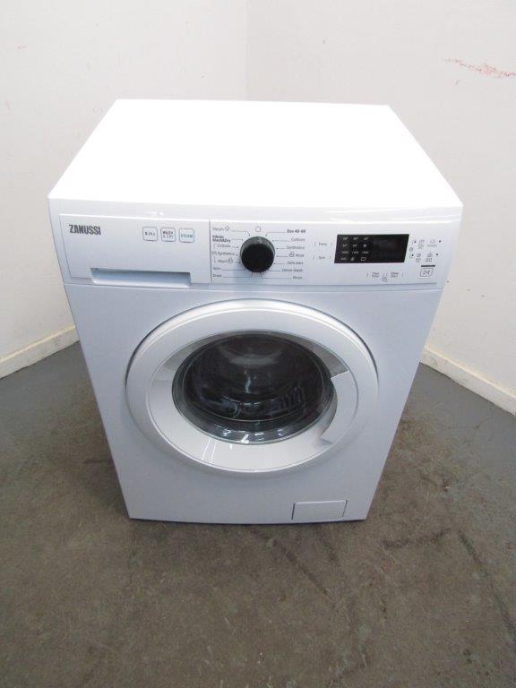 Zanussi ZWD86SB4PW Washer Dryer 8kg + 4kg 1600rpm in White REFURBISHED