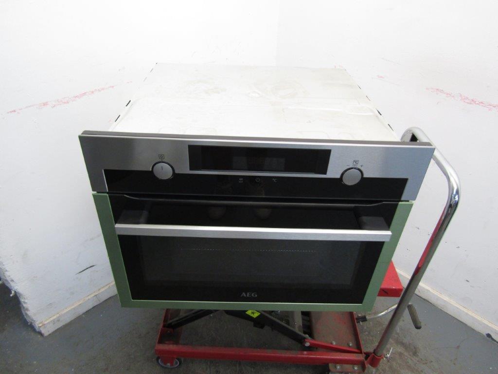 AEG KME565000M Microwave Oven Combination Built In Stainless Steel GRADE B