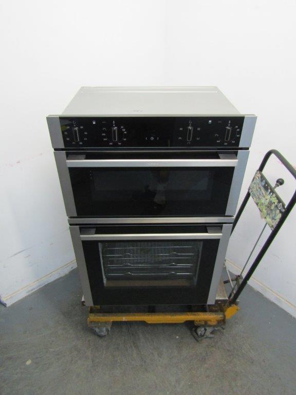 Neff U1ACE2HN0B Double Oven Electric Built In Black & Stainless Steel GRADE A
