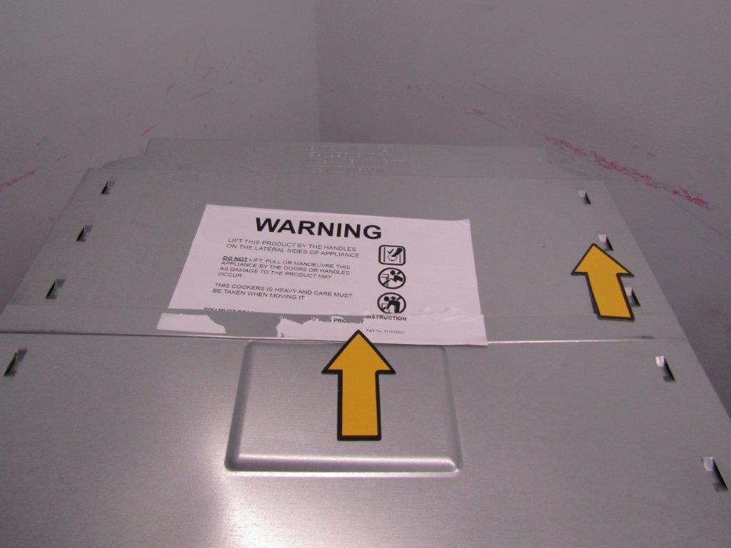 Zanussi ZPHNL3X1 Double Oven Built Under in Stainless Steel GRADE A